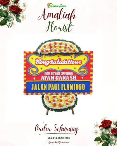 Bunga Papan Congratulation di Cikeas Udik